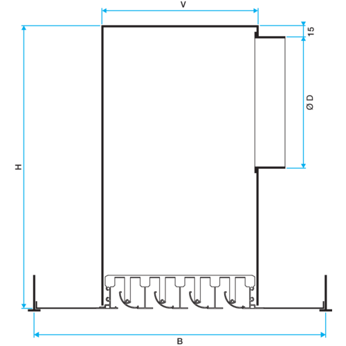 LINED® Combined - Aluminium