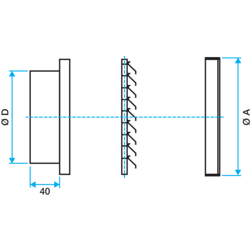 AR 637 Wetterschutzgitter
