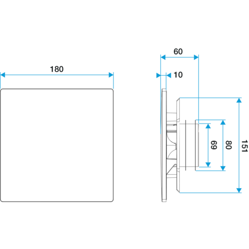 ColorLINE® Design-Abluftelement