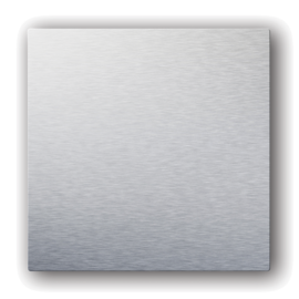 ColorLINE® Design Blende, Aluminium gebürstet