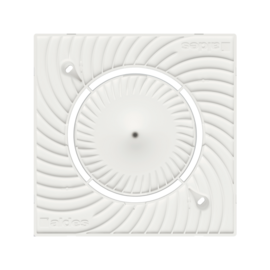 Grundplatte mit Anschluss Ø80mm, Weiß