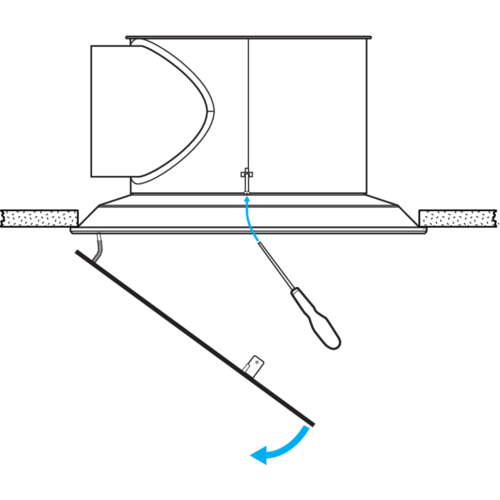 TWISTED® Design-Dralldurchlass, rund