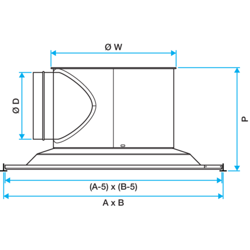 TWISTED® Design-Dralldurchlass, quadratisch