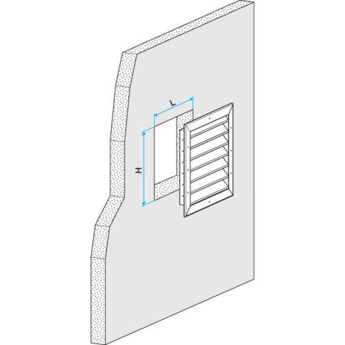 AG 638 Wetterschutzgitter