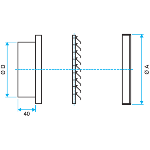 AR 637 Wetterschutzgitter