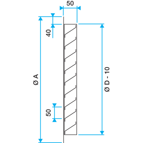 AR 637 Wetterschutzgitter