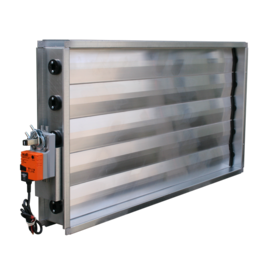 Jalousieklappe 450x250, werksmontiert, Luftdichtheitsklasse C3 nach EN 1751